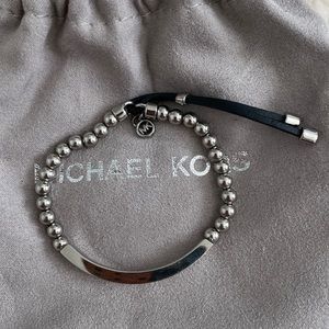 Silver Michael Kors Adjustable Bracelet